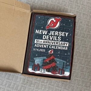 New Jersey Devils 51st Anniversary Advent Calendar, New In Box!
